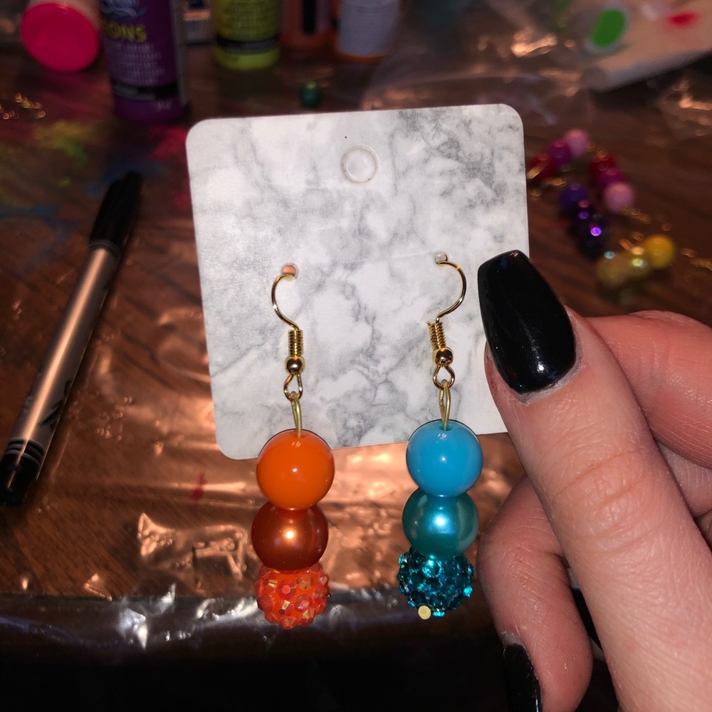 Mismatch Florida state earrings